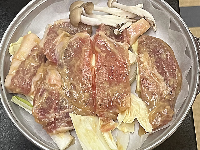 ヤシオポーク一例