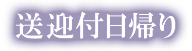 送迎付き日帰りプラン