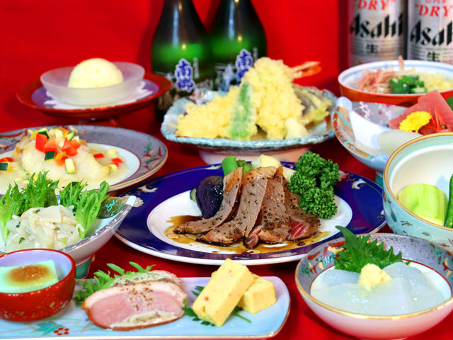 夏の会席膳 4,900円コース