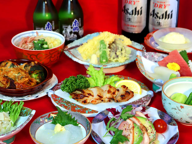 夏の会席膳 3,900円コース